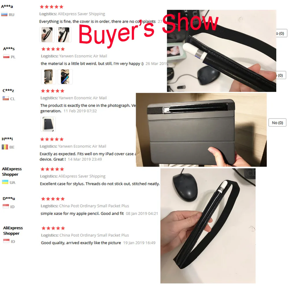 Apple Pencil Case Microfiber PU Leather Case Cover Sleeve Pouch Bag For iPad Pro 9.7 Inch Apple Pencil Ballpoint Pen Touch Holder
