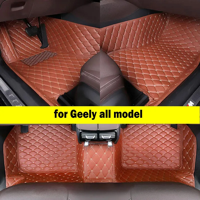 

CRLCRT Custom Car Floor Mats for Geely all model Emgrand GT EC7 GS GL Coolray EC8 GC9 X7 FE1 GX7 SC6 SX7 GX2 auto styling access