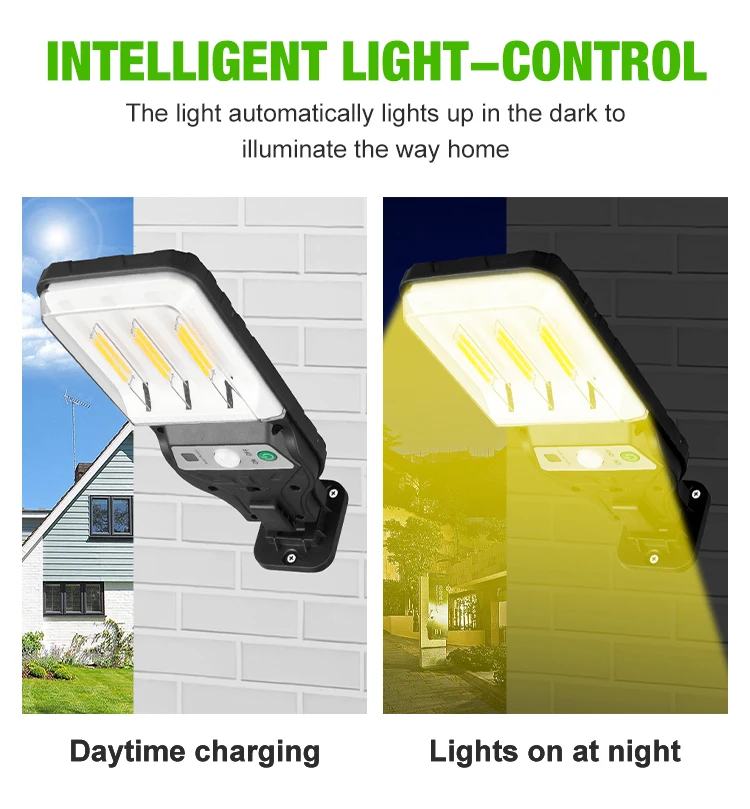 Description Picture 4 of itemOutdoor Solar Lights Motion Sensor Waterproof Wall Lamp Sunlight Lighting Garden Solar Powerful Street Light With Remote Control