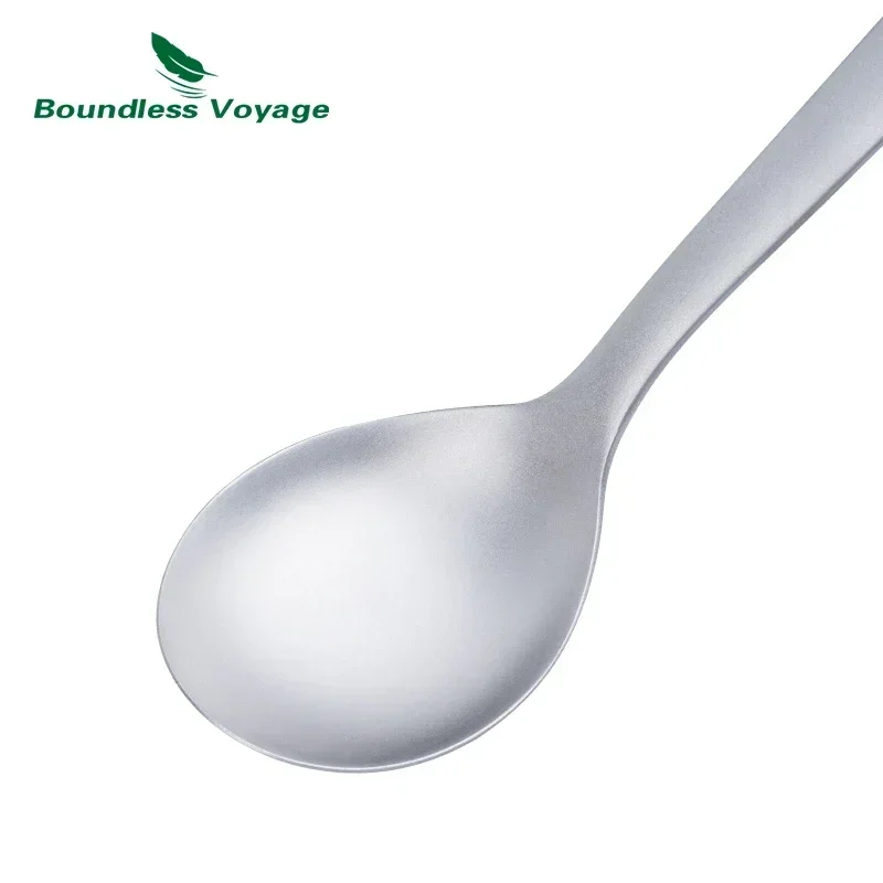 Boundless Voyage Titanium Fork Spoon Chopstics Set Ultralight Kitchen Cutlery Portable Picnic Tableware for Dessert Dinner Party