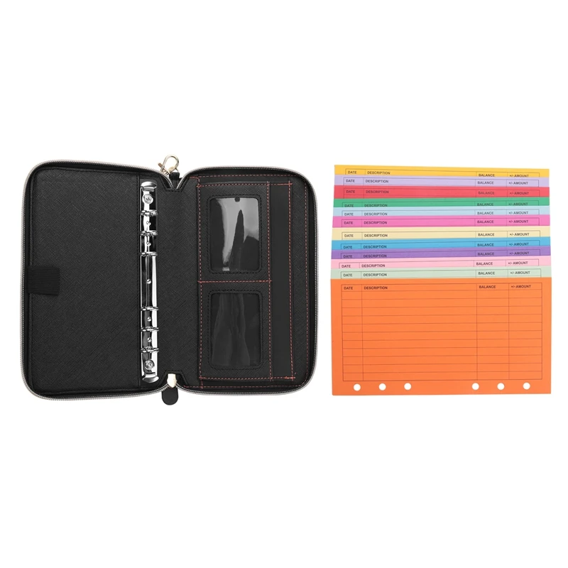 

Cash Envelope Wallet System For Women,Budget Planner With 12Cash Envelopes Perfect For Family Financial Budget Organizer