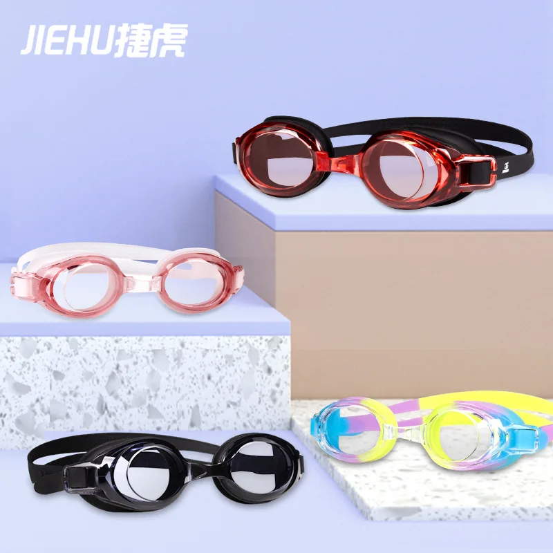 Myopia -1~-9 Adult Goggles Hd Transparent Waterproof Anti-fog Goggles Flat Myopia 4
