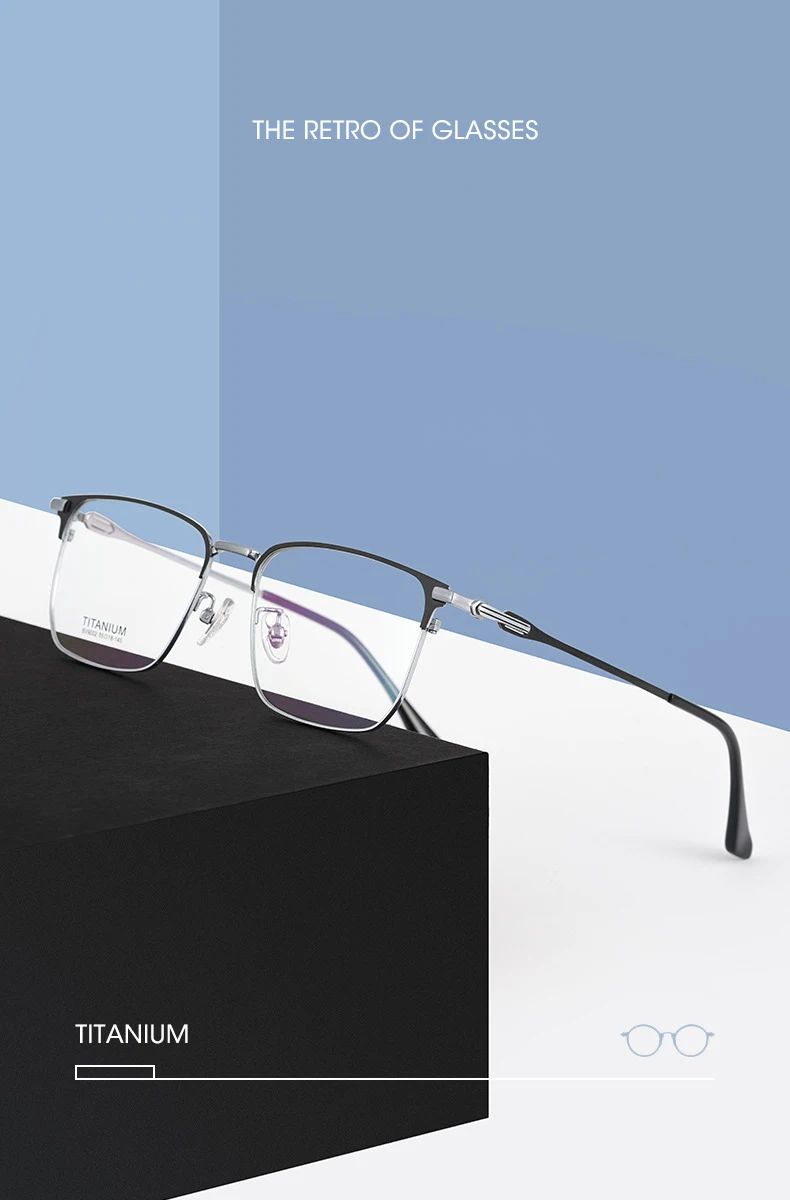 Hotochki Men's Eyeglasses - Stylish Titanium Frames – FuzWeb