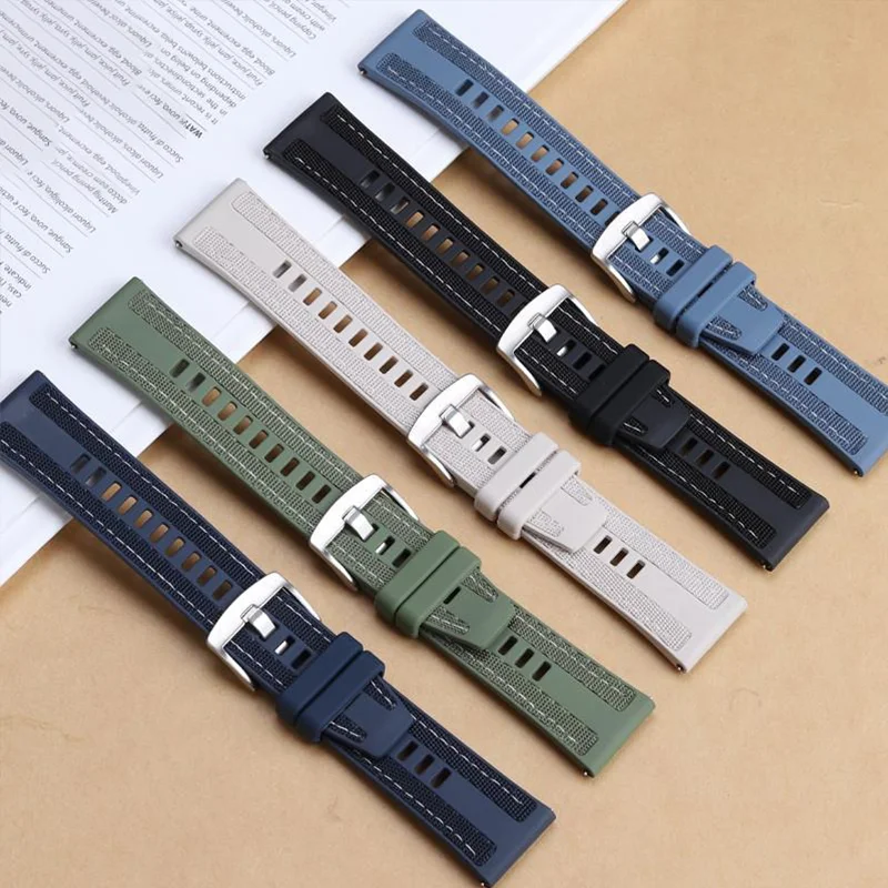 حزام نايلون رسمي لساعة هواوي GT 5 4 46 مللي متر/سا...