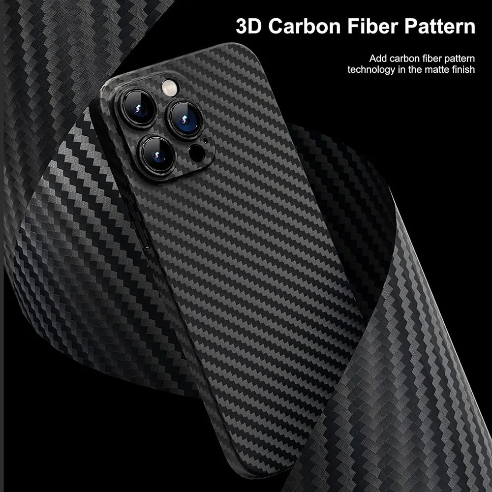 Ultra-Thin Carbon Fiber Texture Phone Case - 0.3mm PP