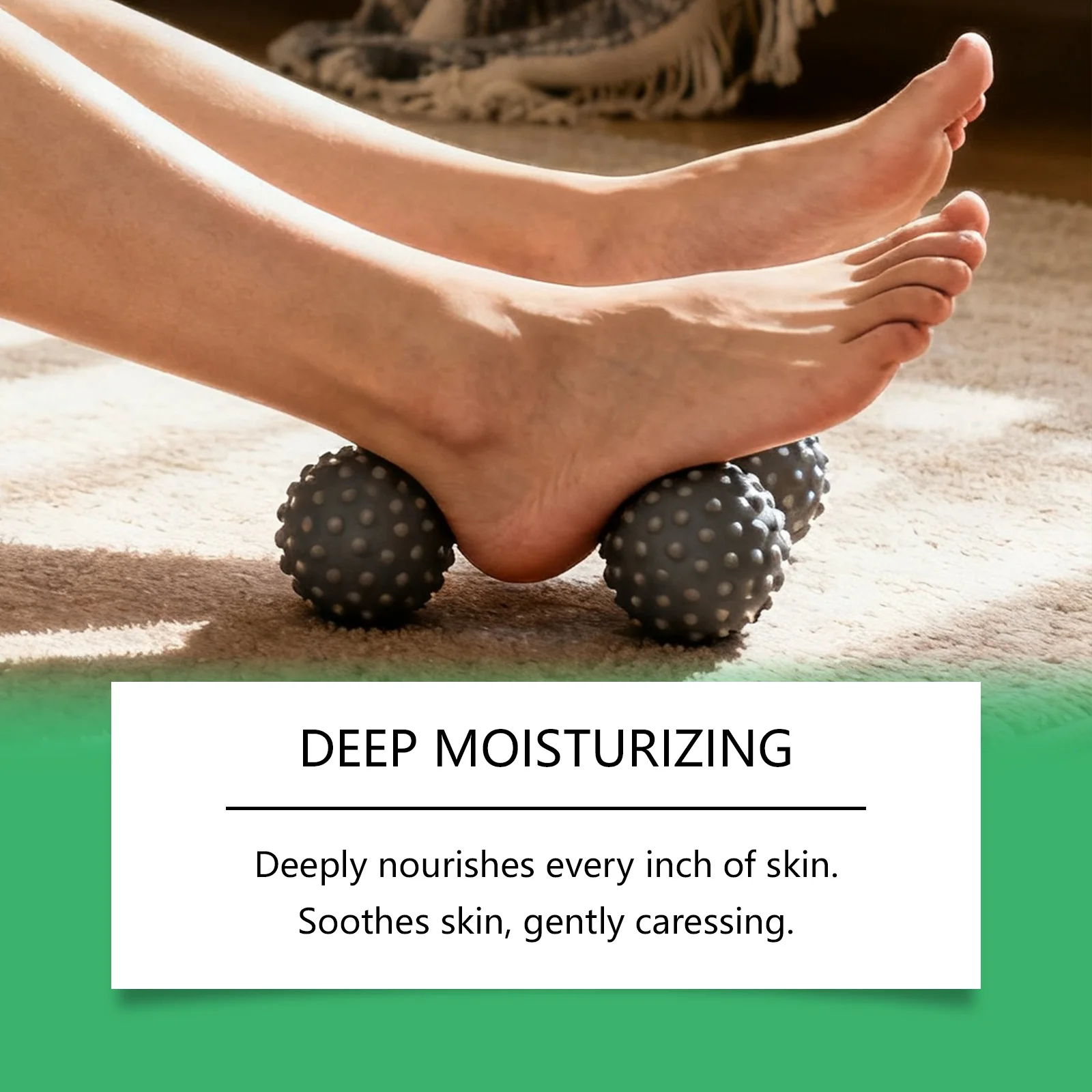 Foot Moisturizing & Nourishing Stick - Hydrates Dry Heel Skin, Fast-Absorbing Foot Hydration Care Stick