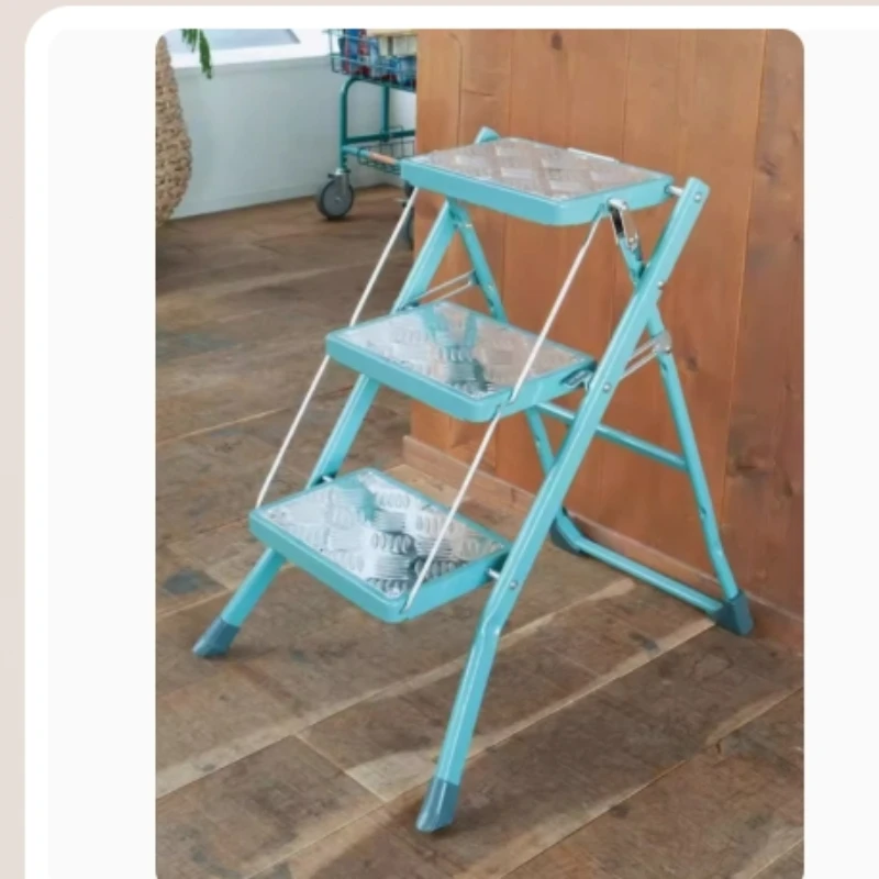 

Metal ladder Household multi-purpose r Vintage metal ladder Folding