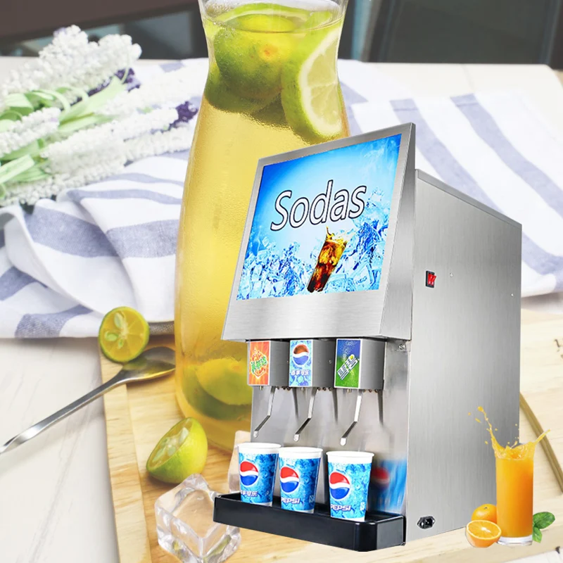 Hot Selling Coke Vending Machine 3 Valve Coke Machine Soda Dispenser Automatic Coke Drink Machine