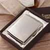 Dual Purpose Anti-pressure Stainless Steel Metal  Fine Cigarette Case Box Capacity of 20 Cigarettes Men Gift 1