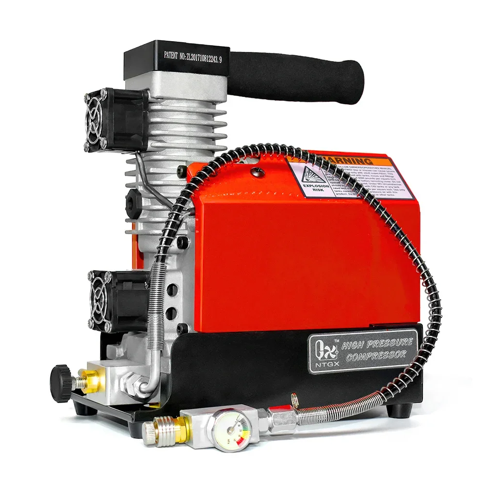 GXCS2 300Bar 4500Psi PCP Air Compressor 12V Portable High Pressure