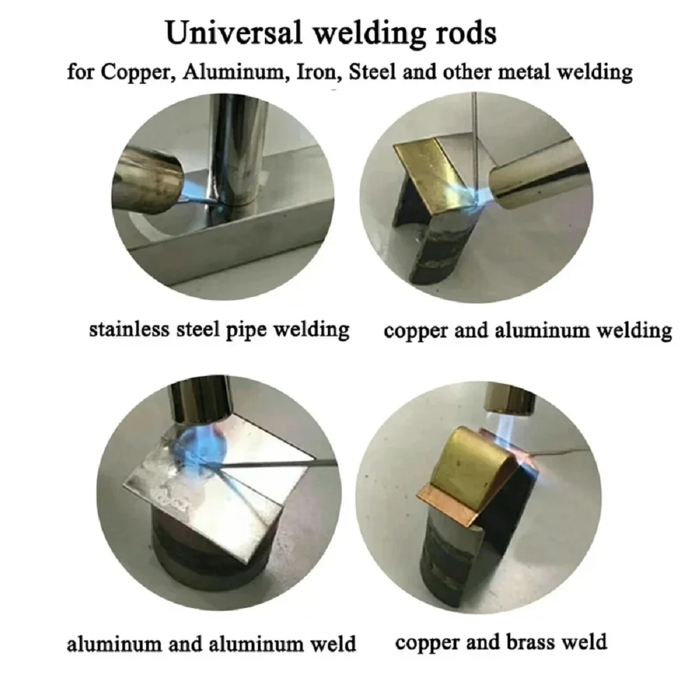 Easy Melt Universal Welding Rods Steel Aluminum Copper Iron Metal Weld Cored Welding Wire No Need Solder Powder Weld for Torch welding rods