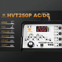HZXVOGEN  AC/DC HVT250P Aluminum Tig Welding Machine MMA ARC Stick Welder Tools IGBT Inverter 2T 4T Soldador With Pulse 2