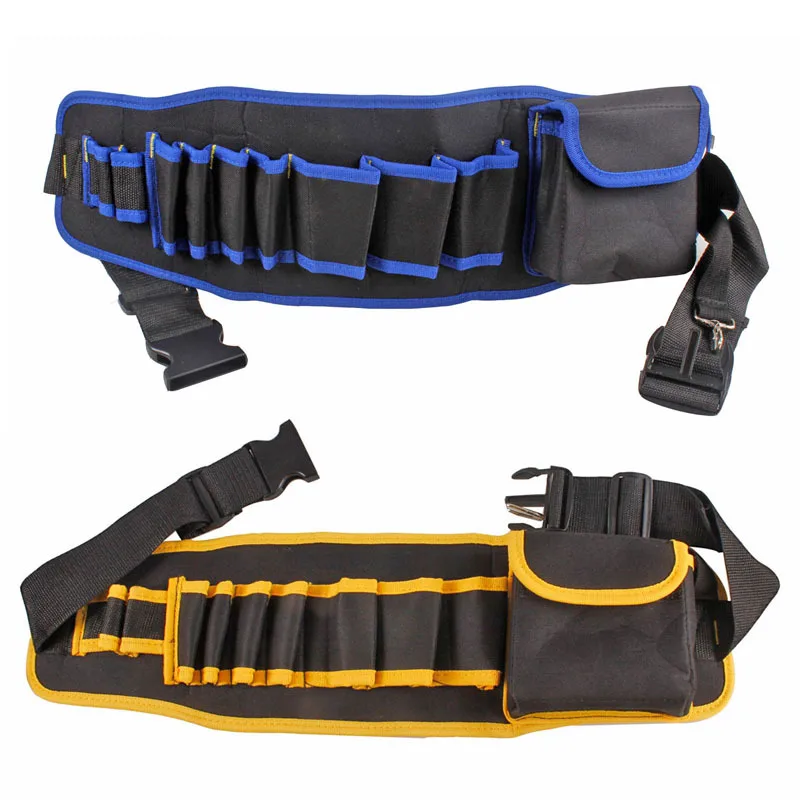 

Multi-color Electricians Tool Belt Repair Pouch Pocket Tool Waist Bag Multifunctional Waterproof Carpenter Oxford Cloth Tool Bag