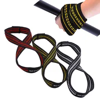 Deadlift Strap Figure 8 Weight Lifting Strap for Power Lifters Weightlifters Workout Heavy Duty Non Slip Dead Lift Wrist Strap 1