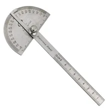 

FangNymph 0-180 Degree Stainless Steel Protractor Angle Finder Rule Measure Tool For Machinist Designer