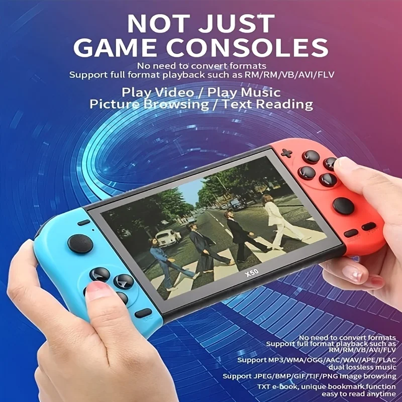 Handheld Game Machine Portable Fighting Game Handle Player Classic