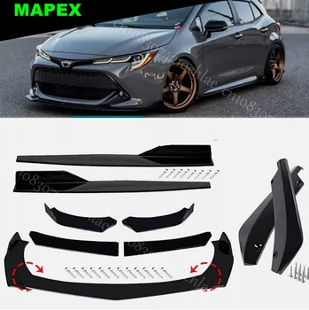 Front Bumper Lip Splitter & Side Skirts Kit – Toyota Corolla