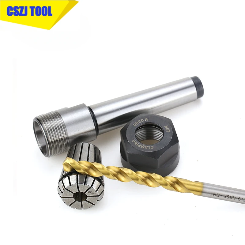 CSZJ MTA MTB MT2 MT3 MT4 ER16 ER20 ER25 ER32 ER40 Morse Taper Handle CNC Milling Machine Accessories Tools for ER11 ColletChuck