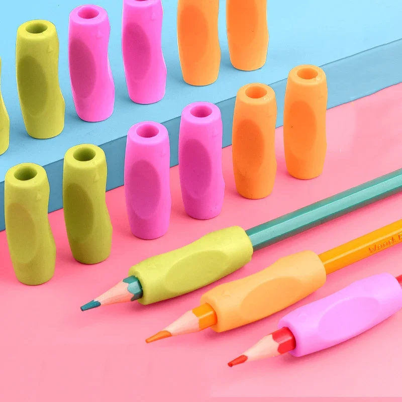 Porte-crayons de papeterie pour élèves du primaire, partenaire d'apprentissage pour enfants, exercice, porte-stylo Correct, maintien de la Posture, 4 pièces/lot