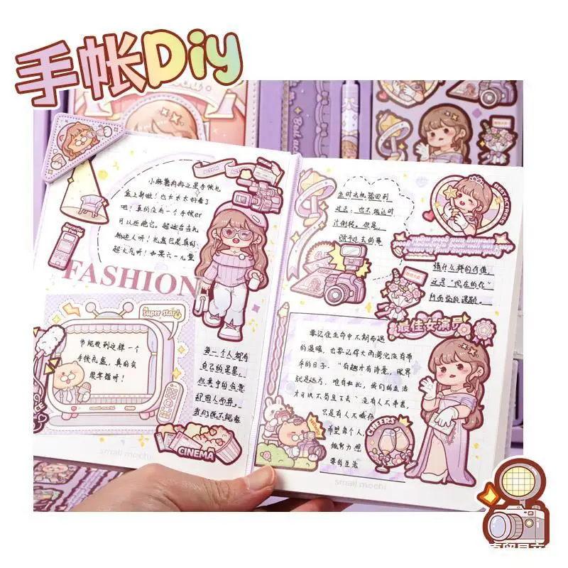 Classic Girl stickers T081 | Kawaii Stickers Set | Adorable Cartoon  Stickers for Journaling