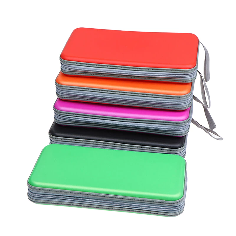 Large Capacity 80 Sheets CD DVD Carry Case Cover Disc Storage Holder CD Sleeve Wallet Album Hard Box Plastic Pack