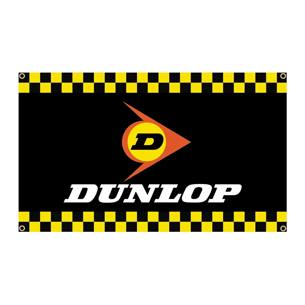 3 X5Ft Bandiera Dunlops Pneumatici Bandiera Poliestere Stampato Decorazione Banner 3X5 Ft Banner Decorazione Bandiera Banner