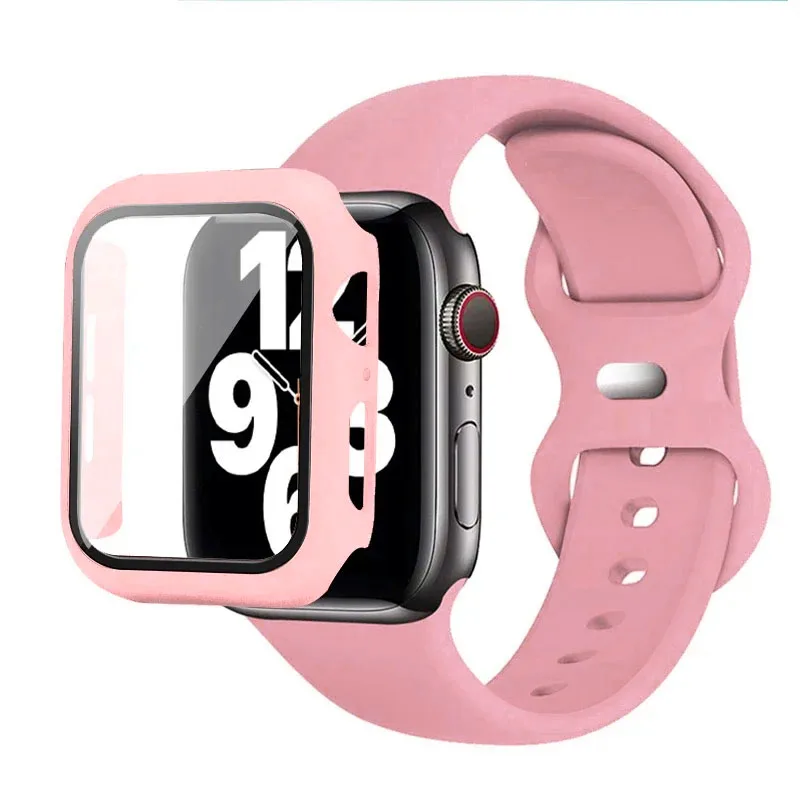 Premium Silicone Watch Band with Protective Case - Multisize Bracelet