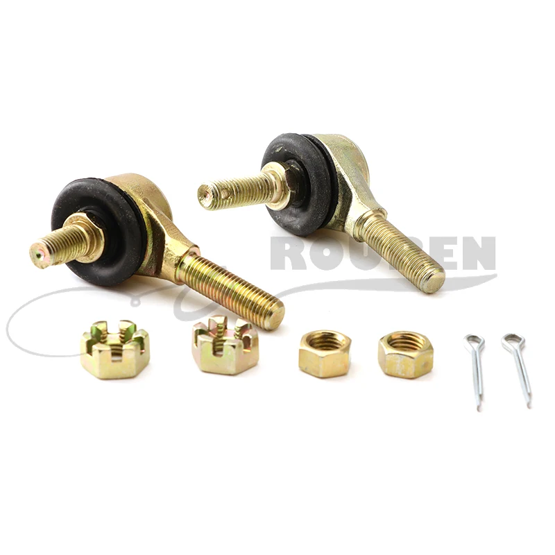 metal m10 tie rod bola conjunta para 50cc 70cc 90cc 110cc 125cc 150cc 200cc 250cc atv quad 4-wheeler Accessories m12 ball joint kit fit for diy 150cc 200cc 250cc 4 wheeler atv go kart utv buggy quad bike front lower swing arm accessories