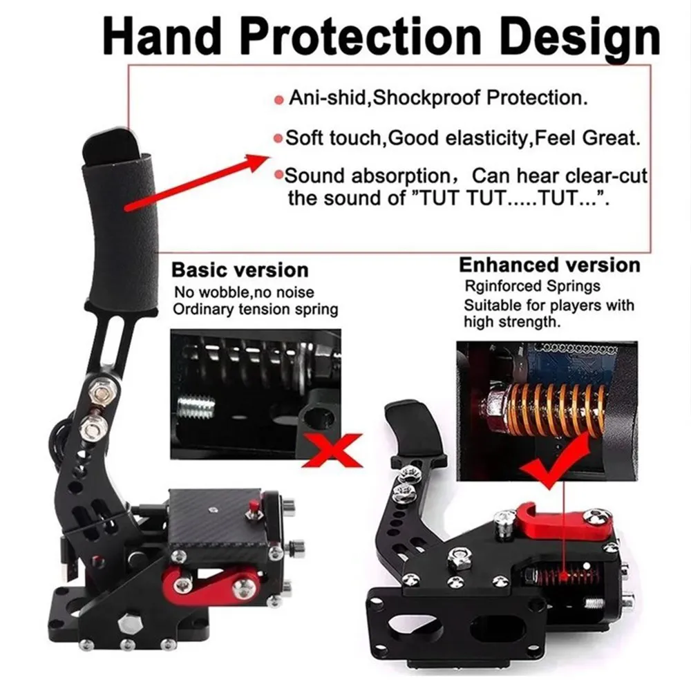 Universal Racing Game USB Handbrake And Fixing Clamp Bracket For XBOX1 XSS XSX For Logitech G920 PC All Steering Wheel Available