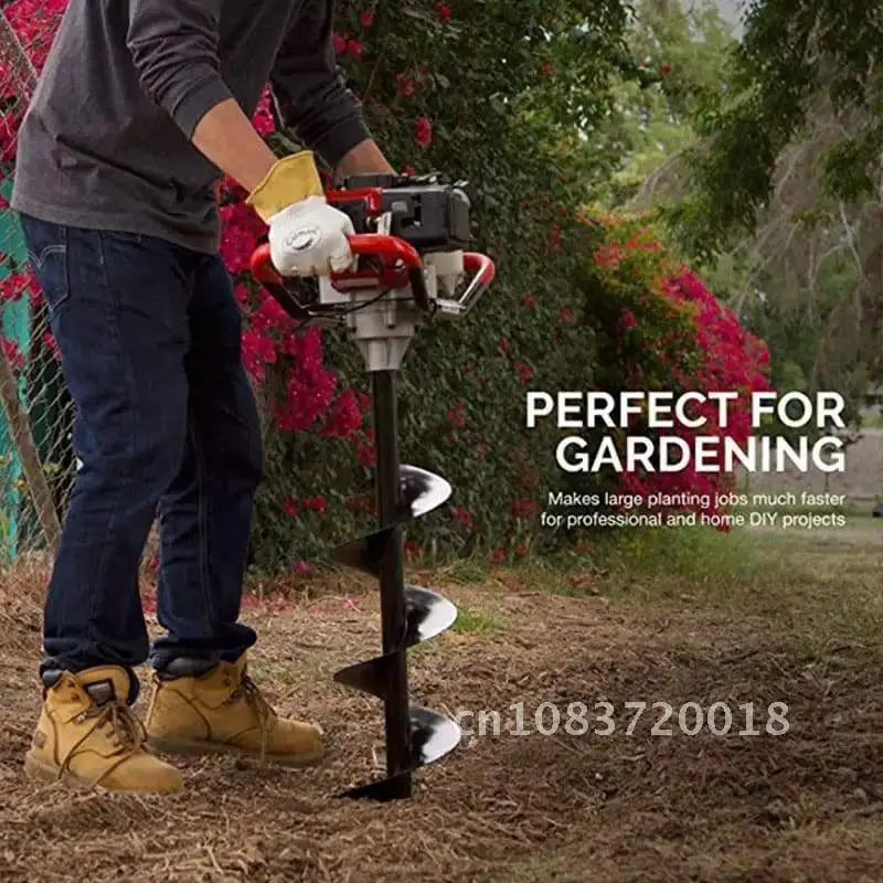 

9 Or 18 Inches Auger Spiral Hole Drill Grass Plug Planting Multifunctional Planter Seeder Tools For Gardening Grass Garden Drill