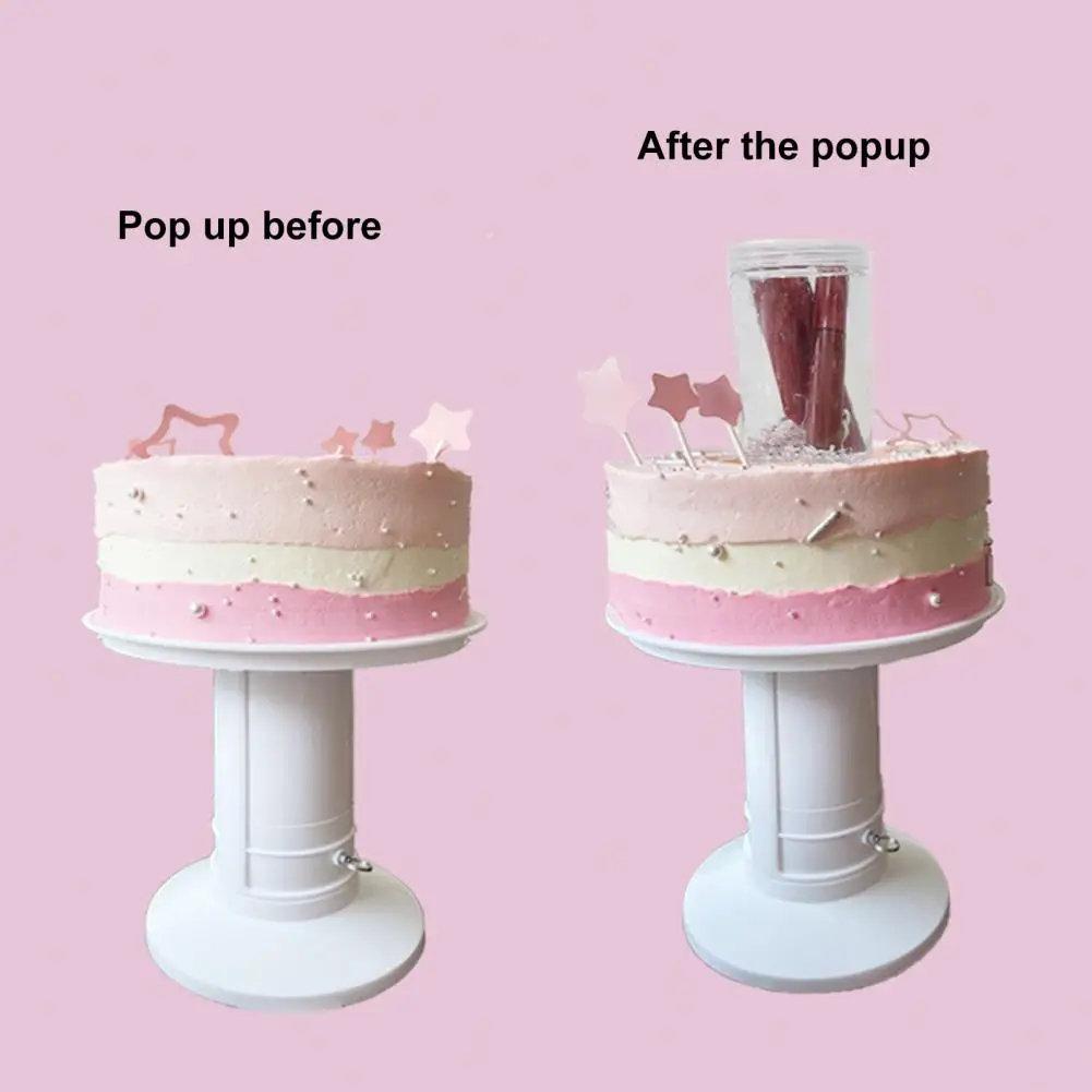 Plastic Cake Stand Pop-up Surprise Cupcake DIY Rack Wedding Birthday Dessert Stand Pastry Display Accessories Party Gift Supply