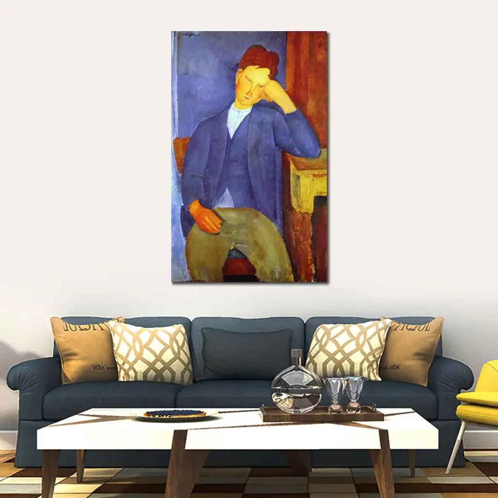 

Самые популярные картины, молодый ученик, Amedeo Modigliani, искусство, высокое качество, ручная роспись
