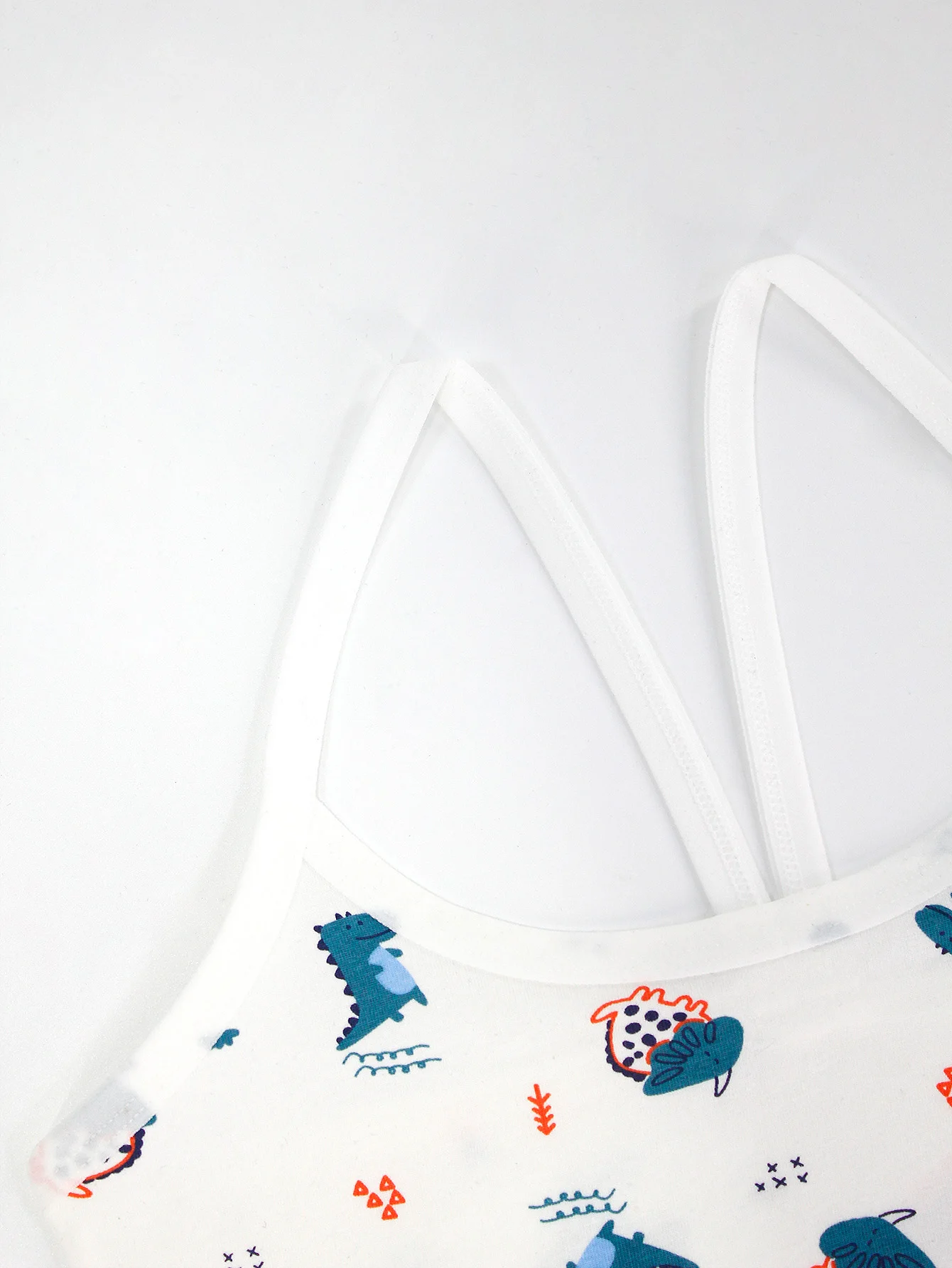 %E3%80%90Bestseller%20Alert%E3%80%91%205-Pack%20Cute%20Dinosaur%20Pattern%20Forest%20Theme%20Pure%20Cotton%20Half-Length%20Girls'%20Vest%20for%20Ages%209-12%20Comfortable%20Growing-Up%20Vest%20-%20Image%202