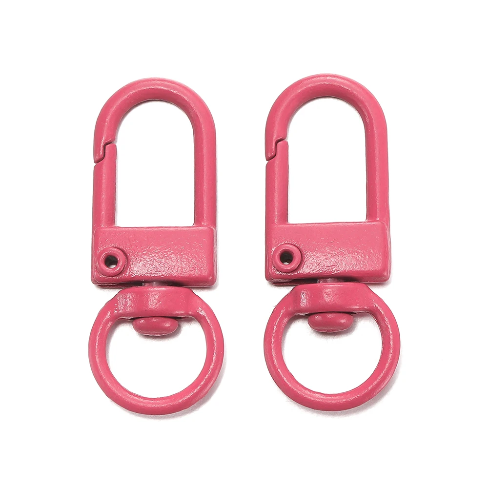 Colorful Alloy Snap Lobster Clasp Hooks for DIY Crafts - 10-Pack Wholesale Set