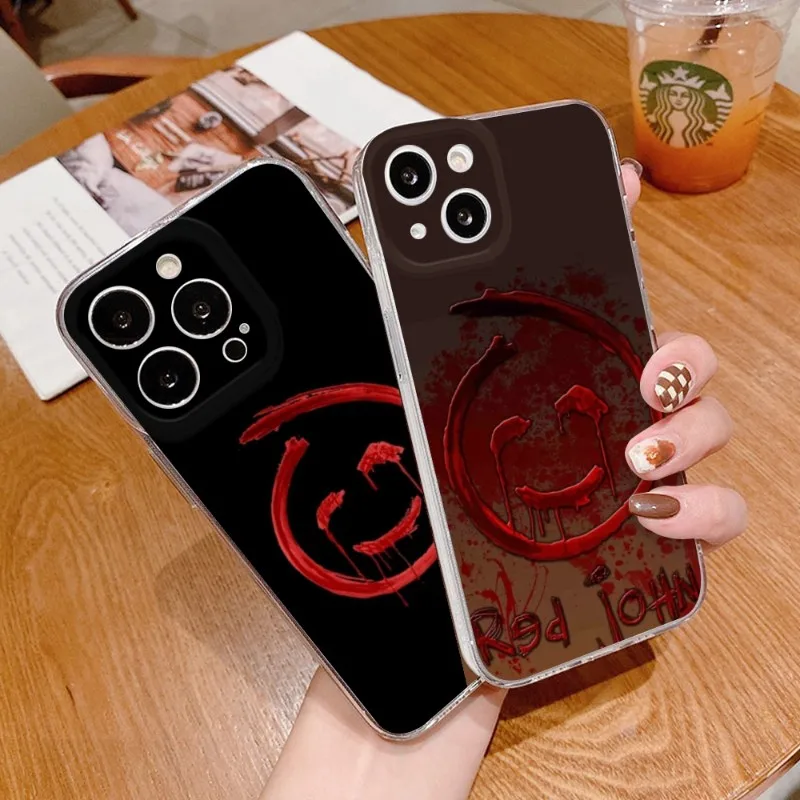 The Mentalist Red John Simon Baker Shell Custodia Per Telefono Per Iphone 14 13 12 11 Pro Plus X 13 Pro Max Xr Xs Mini Cover Trasparenti