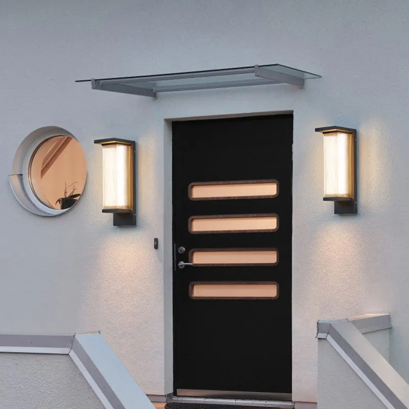 Outdoor Wall Lamp, Courtyard, Villa Entrance Wall Lamp, Outdoor Waterproof Garden, Yard Lighting