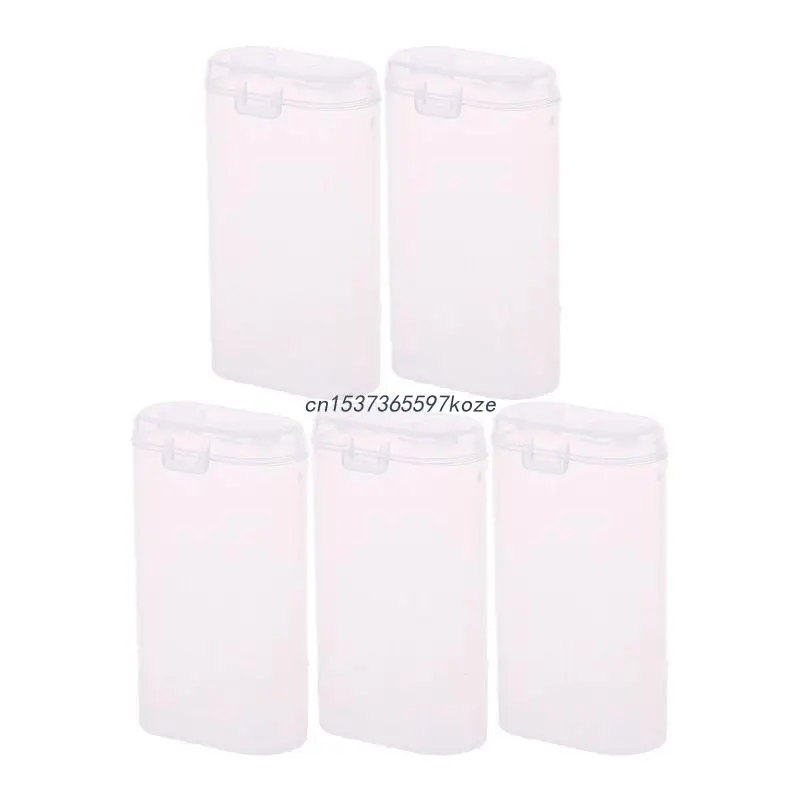 P82A 5pc 2X18650 홀더 케이스 18650 보관 상자 충전식 플라스틱 케이스 DIY 액세서리, 5 피스