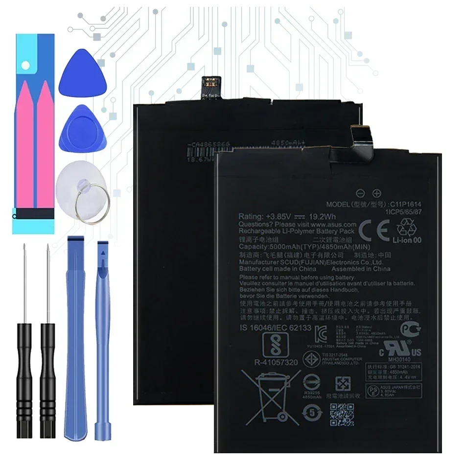 

4000mAh/3920mAh C11P1805 Replacement Battery For ASUS Zenfone Max ( M2 ) Zb632kl Zb633kl M2 Dual SIM New Bateria Free Tool Kits