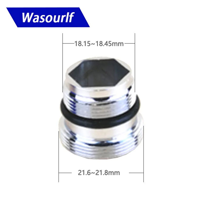 

WASOURLF M22 Male Thread Adapter Transfer External Connector Outer For Aerator Shower Brass Faucet Accessories Bathroom Tap Part