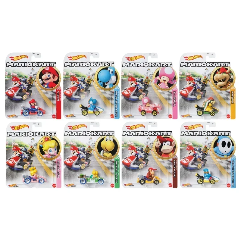 OriginalNew7CHotWheelsMarioKart164DieCastTOADETTEBOSWER