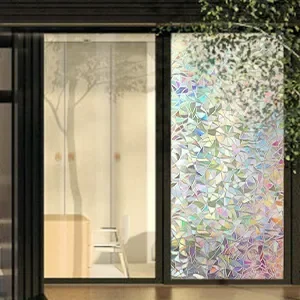 Description Picture 5 of item3D Frosting Window Privacy Film Matte Static Vinyl Glass Movie Stickers Anti Light UV Crescent Adhesive Mirror Foil Clings Tools