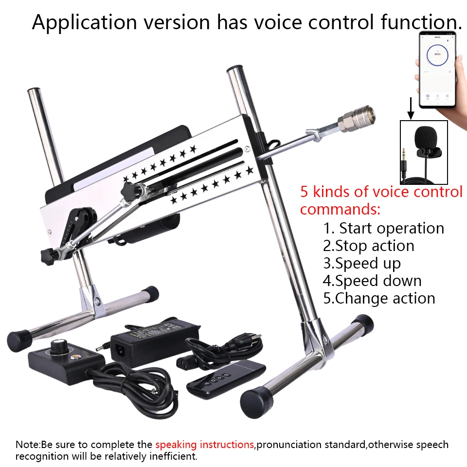 ROUGH BEAST Large Sex Machine with Wired and Dual Control APP 3-15cm Stroke for Women