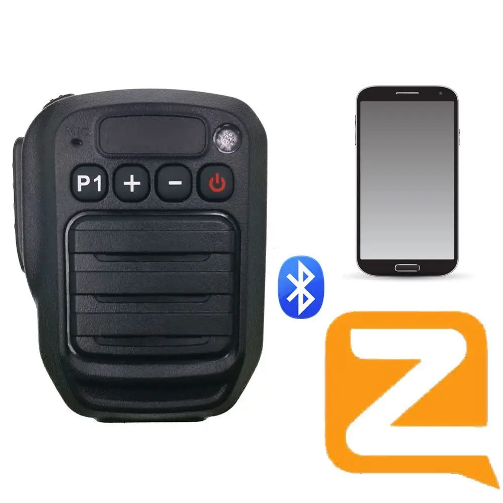 waterproof Bluetooth microphone Ip68 for zello ios+ Android Mobile Phone
