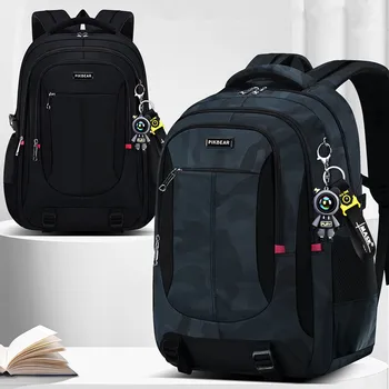 Astronaut pendant Orthopedic Men Laptops Backpack Teenages Camouflage Schoolbag Primary Waterproof Backpacks student School Bags 1