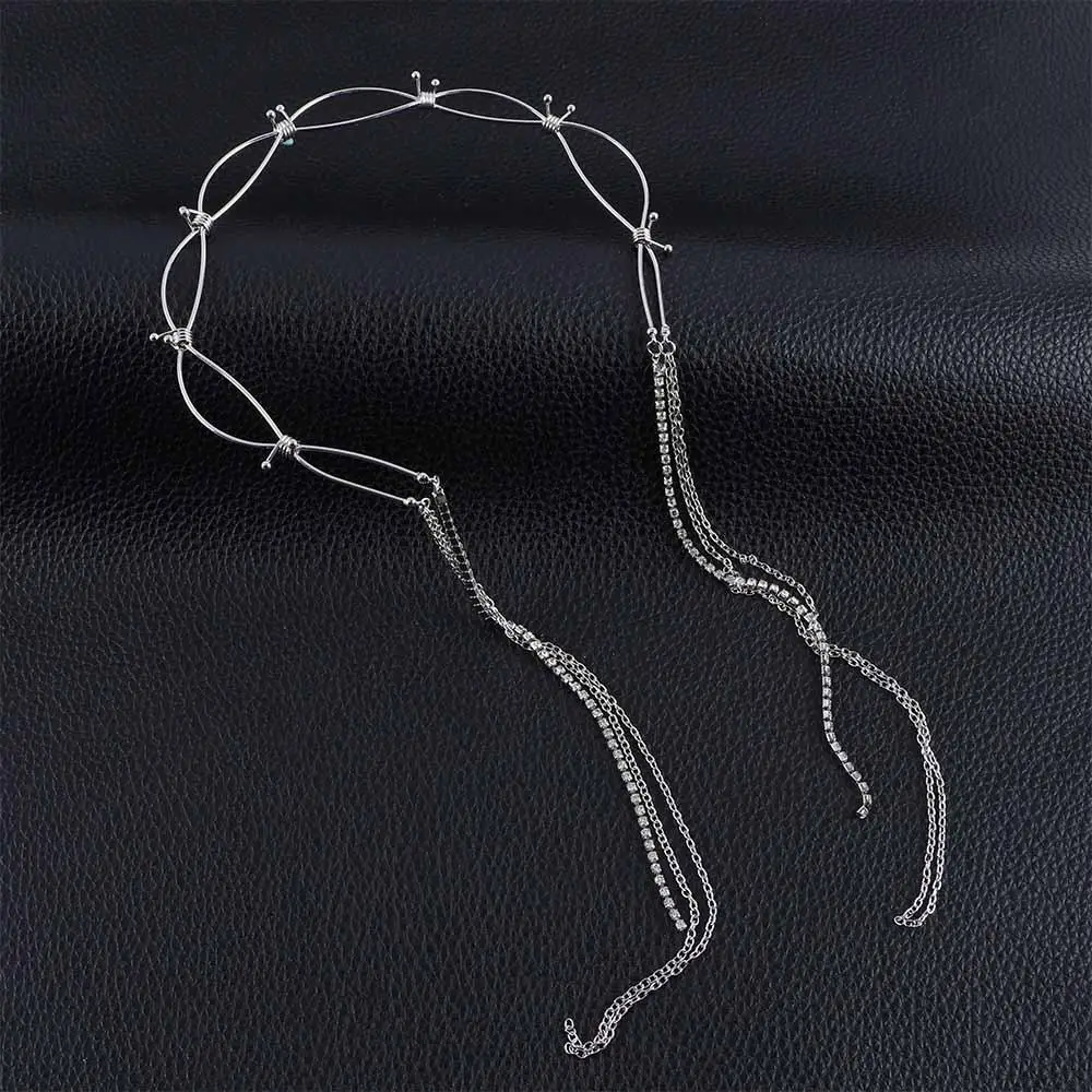 

Female Bride Wedding Party Headdress Hair Accessories Women Headband Korean Style Headband Rhinestone Hair Hoop