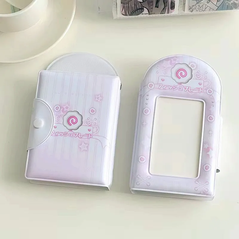 3 Inch 32 Slots Photo Album Collector Book Photocard Holder Card Holder Sweet Square Hollow INS Cartoon Album Cards Binder photo album,photocard protector,photocard holder