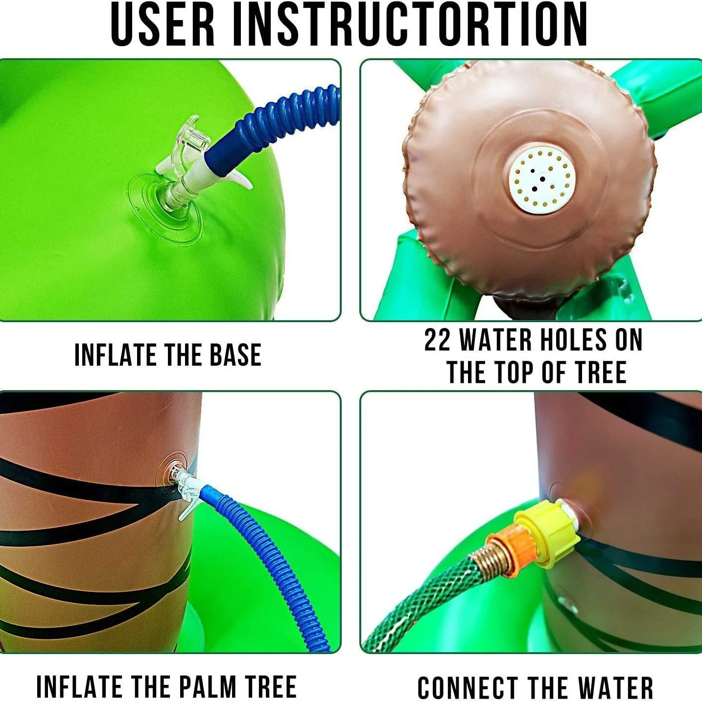 New 180cm Inflatable Coconut Tree Bar Props Hawaiian Series Palm Tree Ice Beverage Buffet Beach Party Inflatable Toy 5