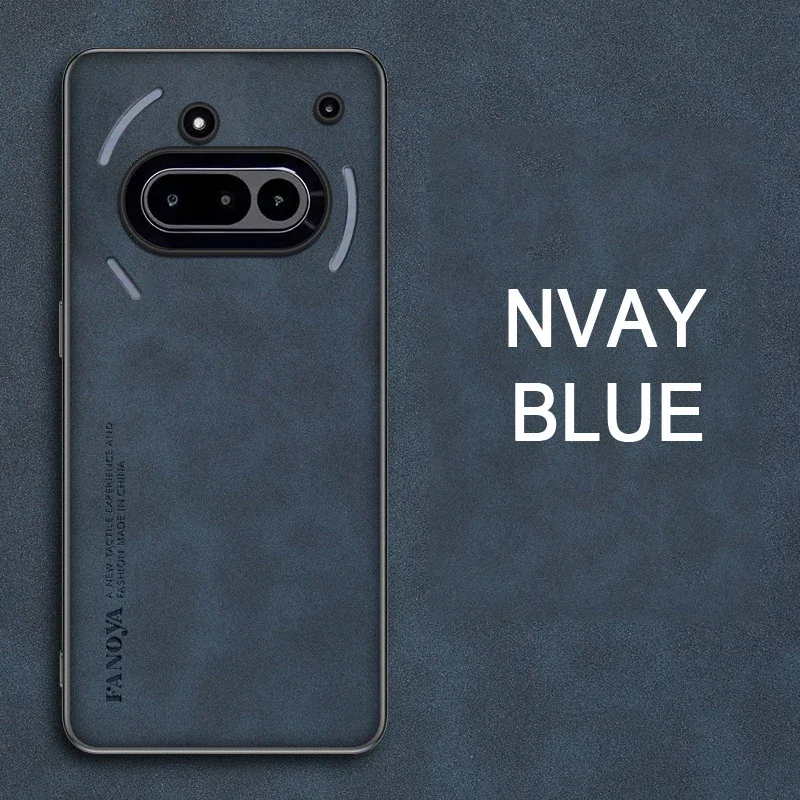 Sleek Shockproof Matte Leather Case - Soft Back Cover Protector