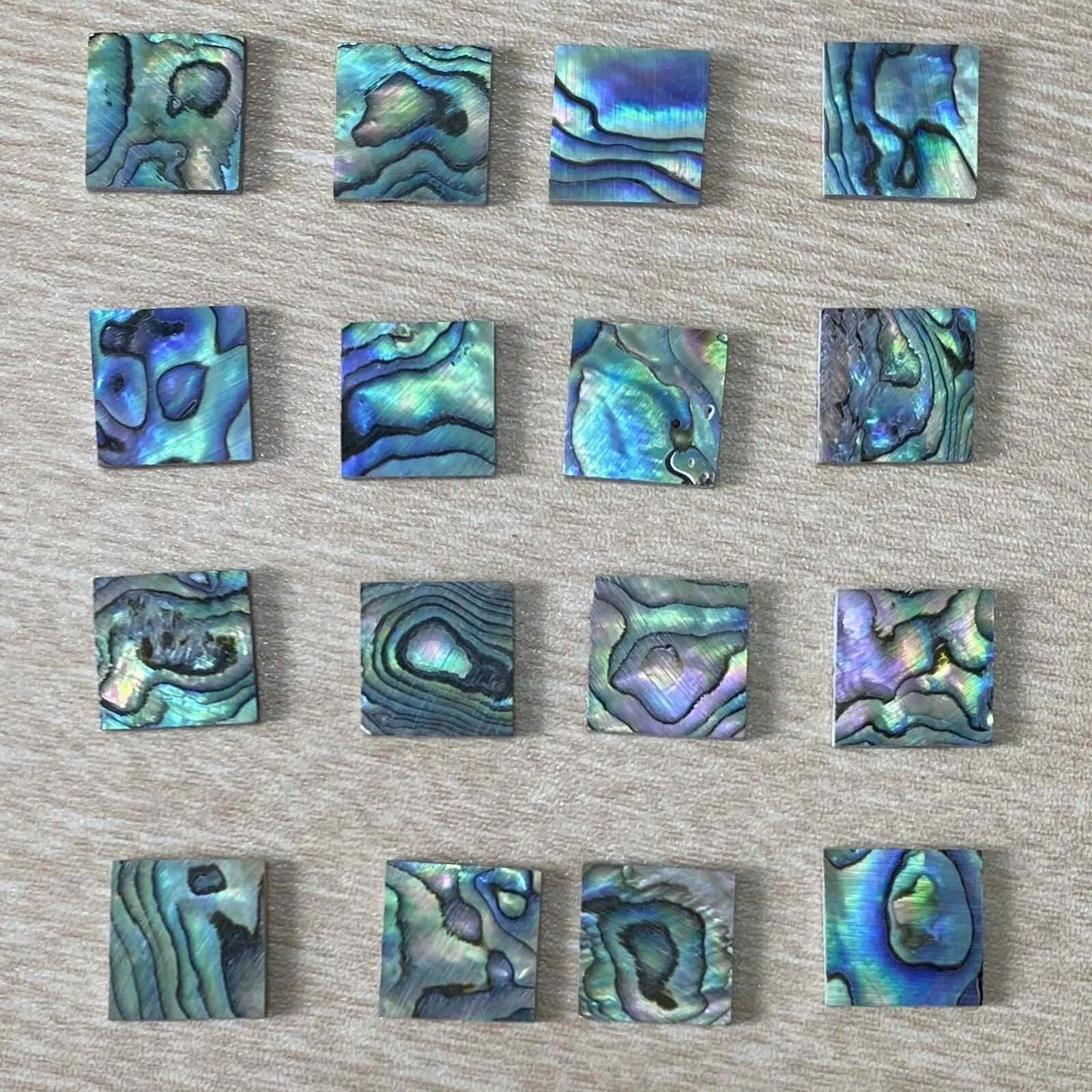 Luthier Abalone Shell Pieces 20-Piece Abalone Shell Inlay Strips For ...
