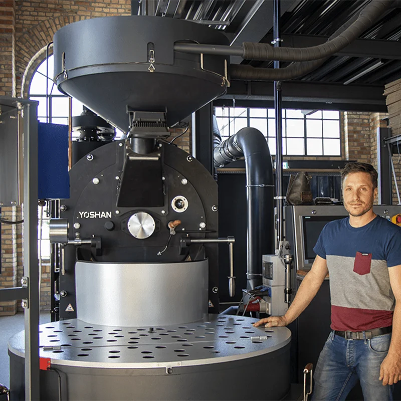 Factory Coffee-roasting-machine-price Automatic Espresso Roasting Machine Tostadora De Cafe 2500 Kg Coffee Roaster